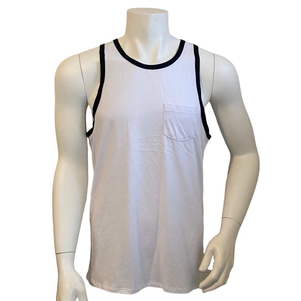 Caliville Mens White Tank Top Size M